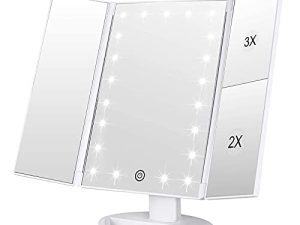 WEILY Makeup Mirror with 21 LED Lights
