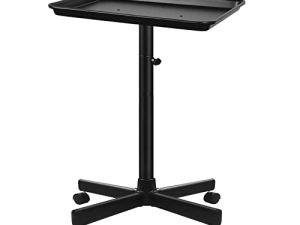 Salon Tray on Wheels-Height Adjustable Salon Rolling Tray-Color Tray for Hair Salon