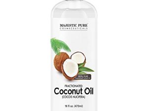 MAJESTIC PURE Fractionated Coconut Oil - Relaxing Massage Oil