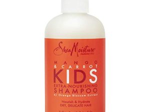 SheaMoisture Extra-Nourishing Shampoo hair care for Kids Mango Carrot with Shea Butter 8 oz
