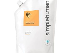 simplehuman Mandarin Orange Moisturizing Liquid Hand Soap Refill Pouch