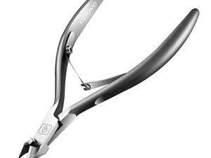 Cuticle Trimmer 3/4 Jaw Extremely Sharp Cuticle Nippers Scissors Stainless Steel Clippers Cutter Remover Pedicure Manicure Nail Tool