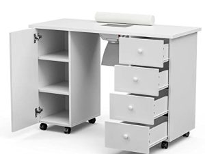 Paddie Manicure Table Nail Desk for Nail Tech