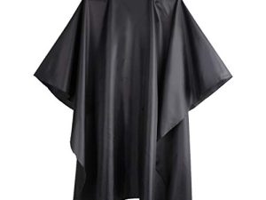 DELKINZ Barber Cape Large Size with Adjustable Snap Closure Waterproof Hair Cutting Salon Cape for Men