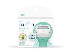 Schick Intuition Sensitive Skin Womens Razor Refills with Vitamin E & Aloe