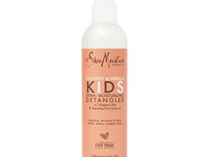 Sheamoisture Kids Extra Moisturizing Detangler for Curly Hair Coconut and Hibiscus Kids Detangler with Shea Butter 8 oz