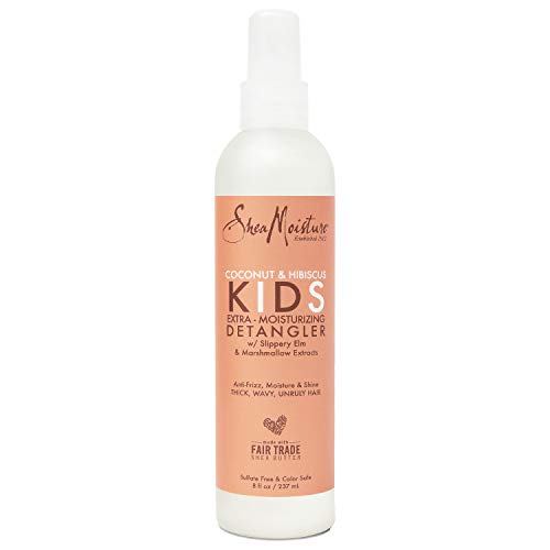 Sheamoisture Kids Extra Moisturizing Detangler for Curly Hair Coconut and Hibiscus Kids Detangler with Shea Butter 8 oz Sheamoisture Kids Extra Moisturizing Detangler for Curly Hair Coconut and Hibiscus Kids Detangler with Shea Butter 8 oz