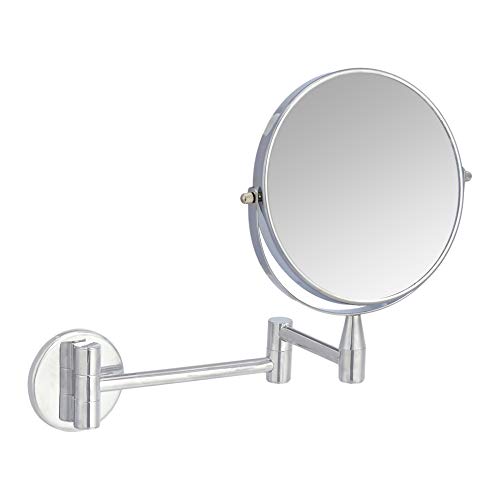 Amazon Basics Wall-Mounted Vanity Mirror - 1X/5X Magnification Amazon Basics Wall-Mounted Vanity Mirror - 1X/5X Magnification