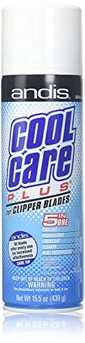 Andis DPD Cool Care Plus 5 in 1 for Clipper Blades - 15.5 Ounce Andis DPD Cool Care Plus 5 in 1 for Clipper Blades - 15.5 Ounce