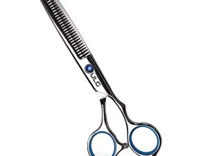 Hair Thinning Scissors Cutting Teeth Shears Professional Barber ULG Hairdressing Texturizing Salon Razor Edge Scissor Japanese Stainless Steel with Detachable Finger Ring 6.5 inch