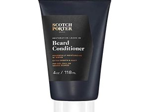 Scotch Porter Restorative Leave-In Beard Conditioner for Men | Deeply Conditions