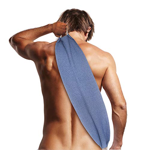 Evridwear Exfoliating Back Scrubber with Handles Two Sides for Body Shower Deep Cleans Skin Massages Invigorating Blood Circulation Men Women One Size (Back Scrubber) Evridwear Exfoliating Back Scrubber with Handles Two Sides for Body Shower Deep Cleans Skin Massages Invigorating Blood Circulation Men Women One Size (Back Scrubber)