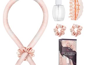 Satin Heatless Hair Curler Set