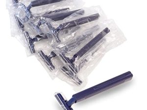 (144 Pack) Individually Wrapped Twin Blade Razors with Clear Safety Cap