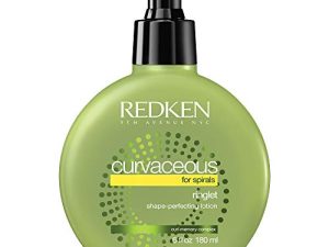 Redken Curvaceous Ringlet Shape Perfecting Lotion | For Curly Hair | Anti-Frizz | Curl Defining Hair Lotion | 6 Fl Ounce