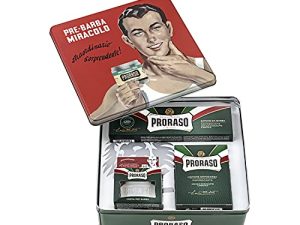 Proraso Shaving Kit for Men | Refreshing and Toning Pre-Shave Cream