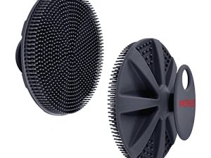 INNERNEED Food-grade Soft Silicone Body Scrubber Shower Brush Handheld Cleansing Skin Brush