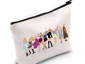 TOBGBE Album Inspired Gift Let Us enjoy Sing Song Makeup Bag Singer's Merchandise Music Lover Gift (Sing Happier bag)