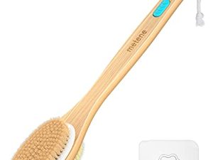 Metene Shower Brush with Soft and Stiff Bristles