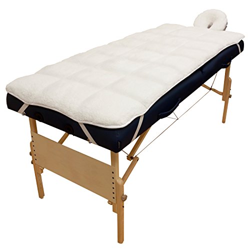 Body Linen Abundance Deluxe Quilted Fleece Massage Table Pad Set. Includes Face Cradle Cover & Table Pad. Microfiber Fleece is Lint Free Body Linen Abundance Deluxe Quilted Fleece Massage Table Pad Set. Includes Face Cradle Cover & Table Pad. Microfiber Fleece is Lint Free