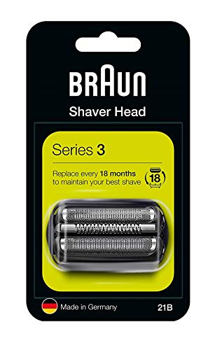Braun Replacement for 21B Razor Razors Series 3 Black Braun Replacement for 21B Razor Razors Series 3 Black