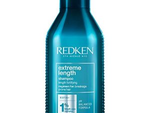 Redken Extreme Length Shampoo | Infused With Biotin | For Hair Growth | Prevents Breakage & Strengthens Hair