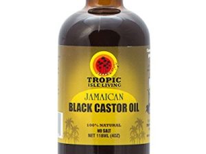 Tropic Isle Living Jamaican Black Castor Oil Glass Bottle (4 oz)