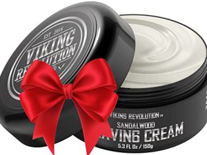 Luxury Shaving Cream for Men- Sandalwood Scent - Soft
