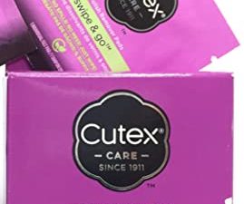Cutex Swipe and Go Nail Polish Remover Pads (Pack of 2)
