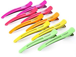 Framar Neon Hair Clips 10 pack – Professional Hair Clips for Styling Sectioning