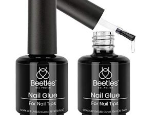 beetles Gel Polish 2 in 1 Nail Glue and Base Gel Kit for Acrylic Nails