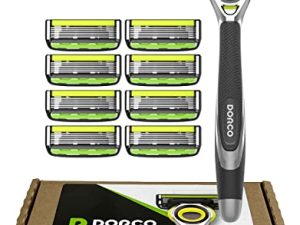 Dorco Pace 6 Pro 3D Motion Razor System - 1 Handle + 9 Cartridge Set