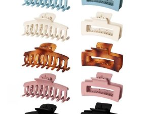 Vsiopy 10pcs Hair Claw Clips for Women Hair