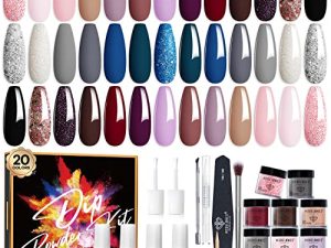 Modelones 32 Pcs Dip Powder Nail Kit Starter