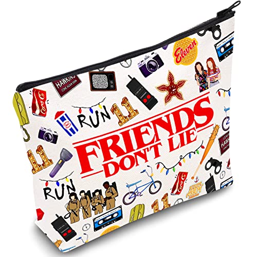 Funny Strangeness Merchandise Zipper Pouch Travel Bag Toiletry Bag Gifts for Women Teen Girl Friends Birthday Friends Don't Lie Gear Cosmetic Makeup Bag Funny Strangeness Merchandise Zipper Pouch Travel Bag Toiletry Bag Gifts for Women Teen Girl Friends Birthday Friends Don't Lie Gear Cosmetic Makeup Bag