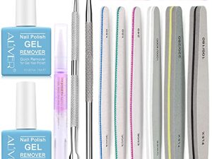 2 Pack Gel Nail Polish Remover