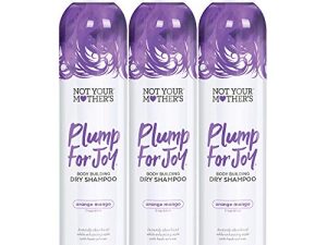 Not Your Mother's Plump for Joy Dry Shampoo (3-Pack) - 7 oz - Dry Shampoo - Instantly Absorbs Oil While Enhancing Style with Fresh Volume