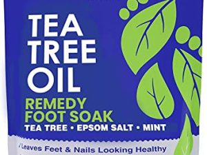 Tea Tree Oil Foot Soak with Epsom Salt & Mint