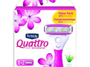 Schick Quattro Ultra Smooth Razor Blade Refills for Women Value Pack