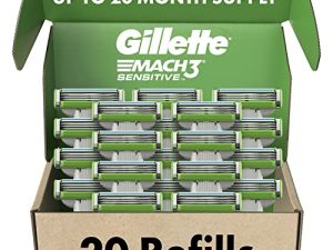 Gillette Mach3 Sensitive Mens Razor Blade Refills